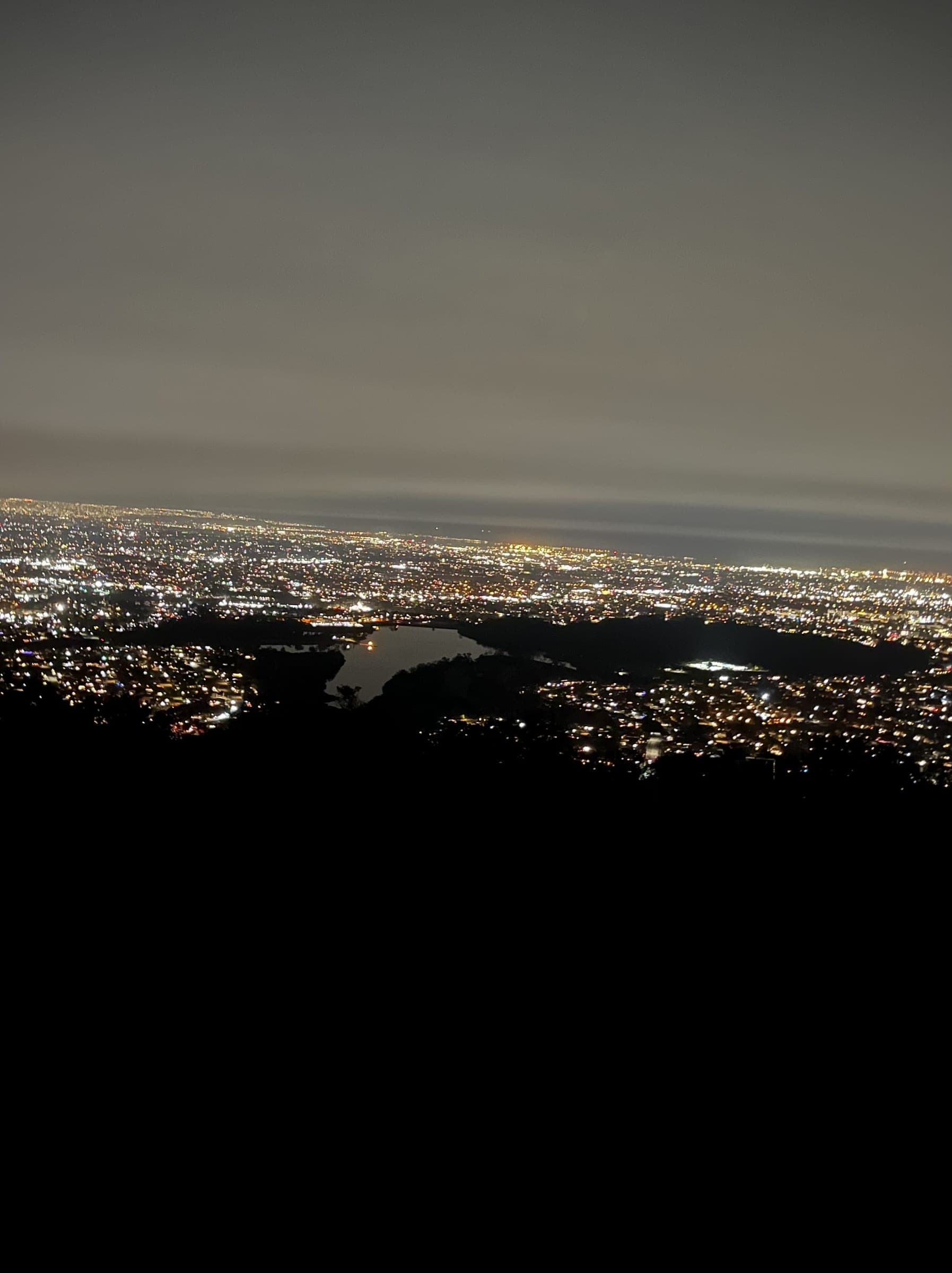Cowles Mountain Peak At Night