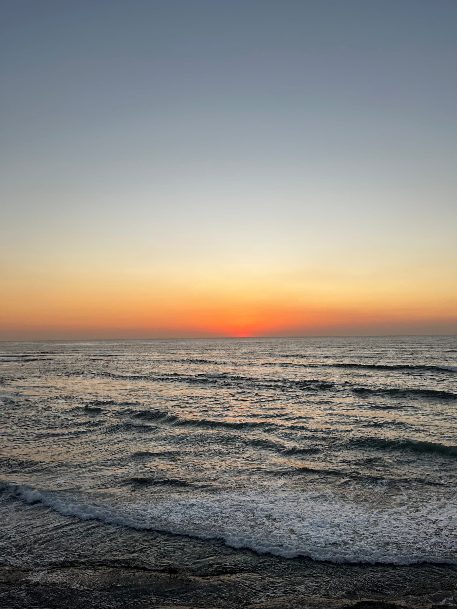 Sunset At Windansea Beach