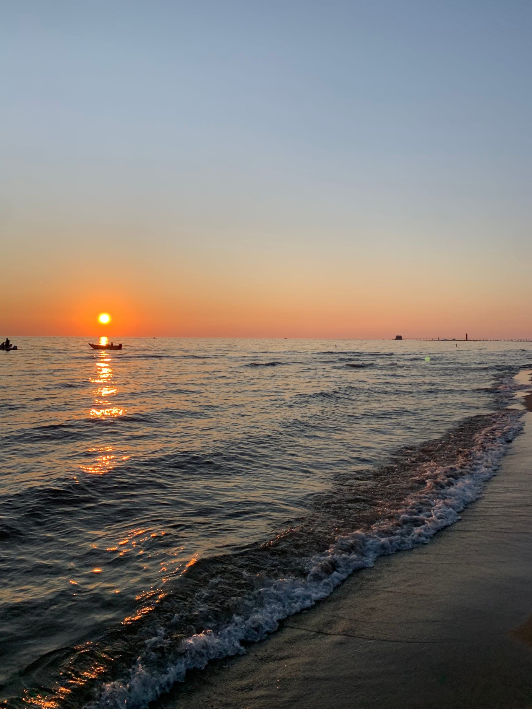 Sunset At Grand Haven