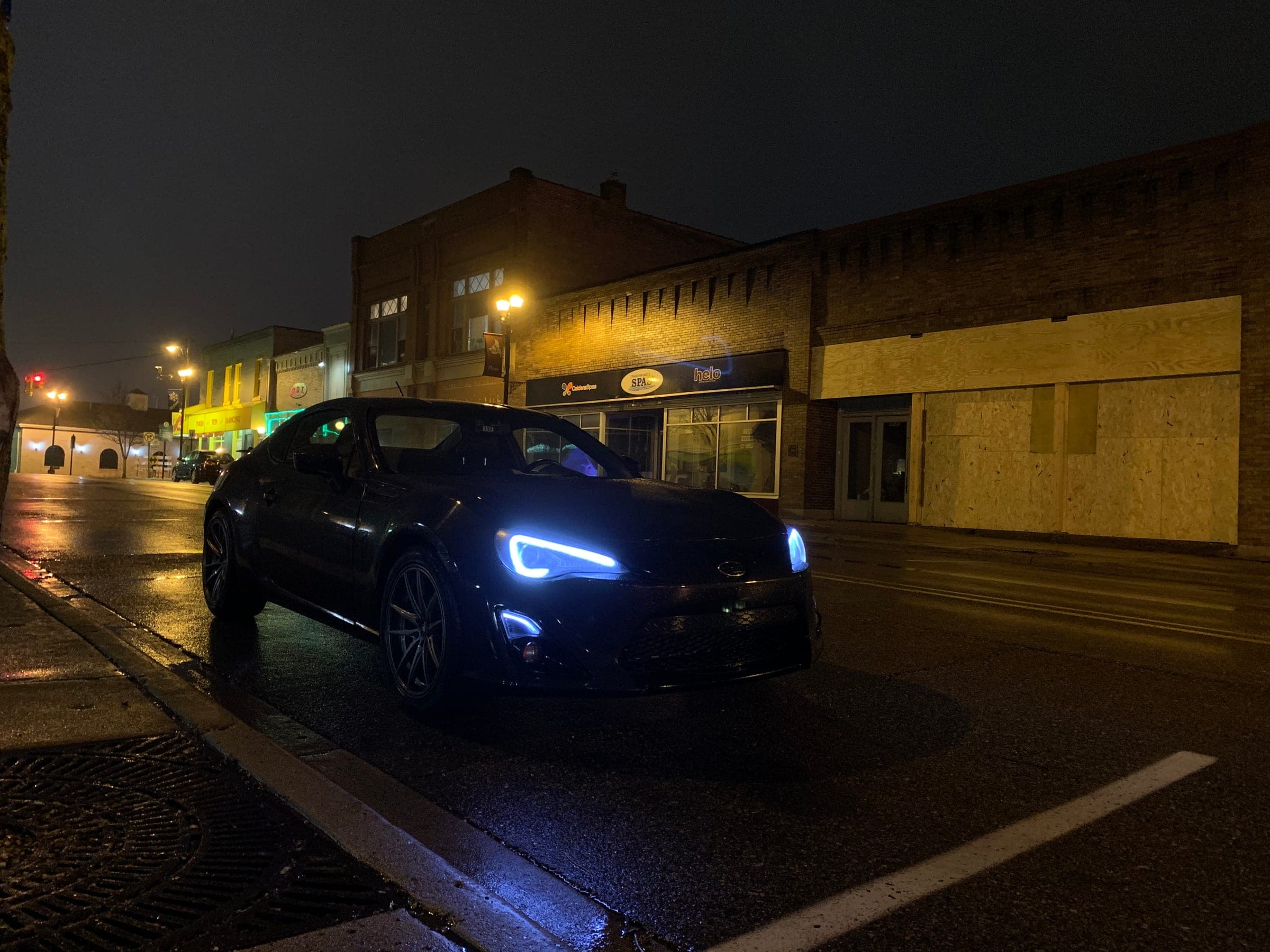 BRZ at night