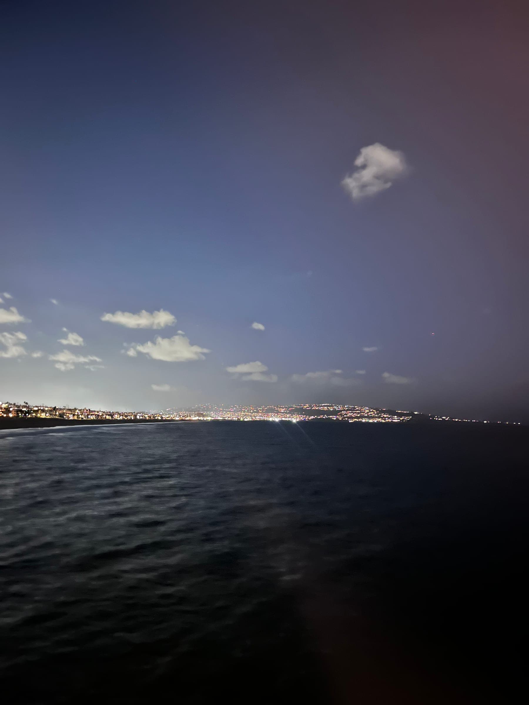 View looking South from the Pier