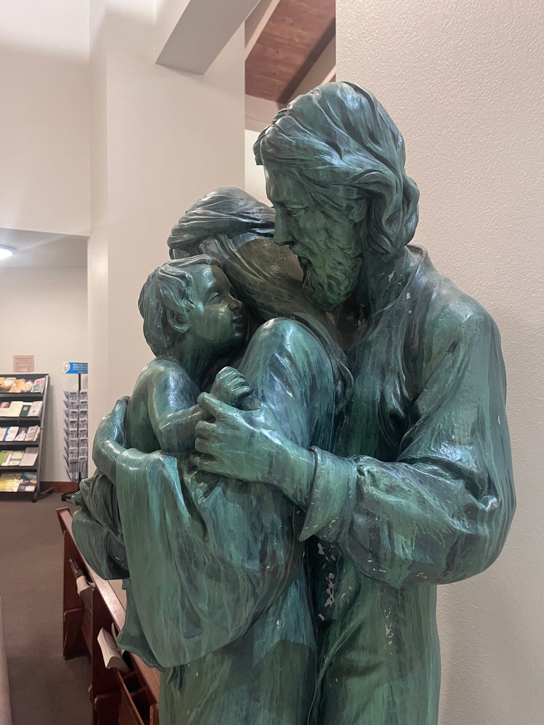 Jesus looking at Joseph