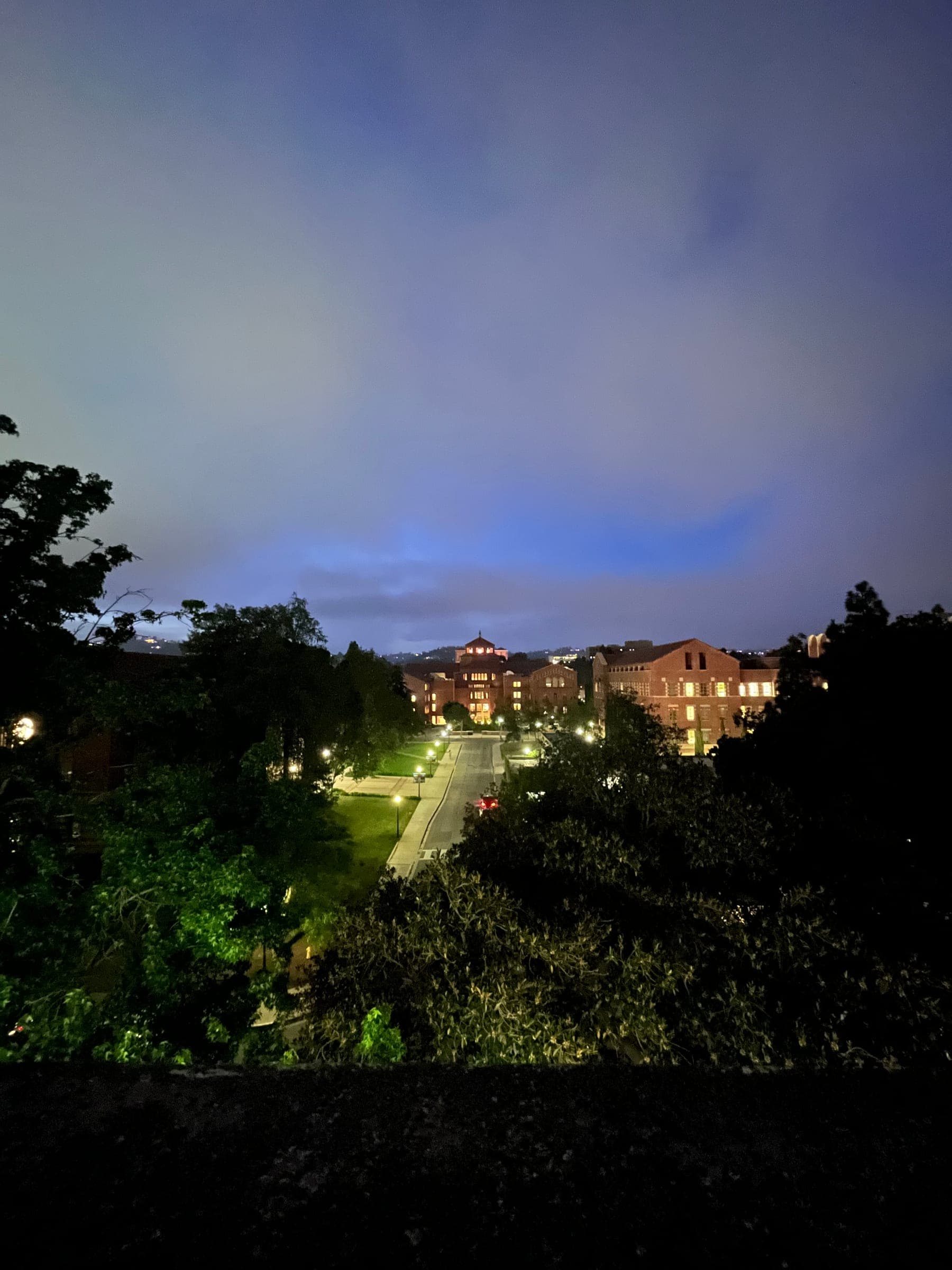 UCLA Campus at Night